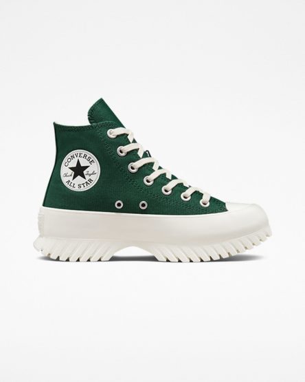 Pánské Boty Vysoké Converse Chuck Taylor All Star Lugged 2.0 Zelene Černé | CZ JIBL32